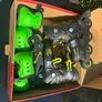 Roces Orlando II Adjustable Inline Skates UK 3-6 With Pads Like New Image 4