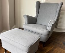 Wingback Armchair Grey