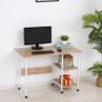 Foldable Computer Desk Multi-use Laptop Desk Writing Table, Portable Space Saving Compact Desk Folding Stroage Table (FREE POSTAGE) Image 3