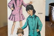Vintage Shop Ad. Maudella Dressmaking Patterns Advertisement Showcard