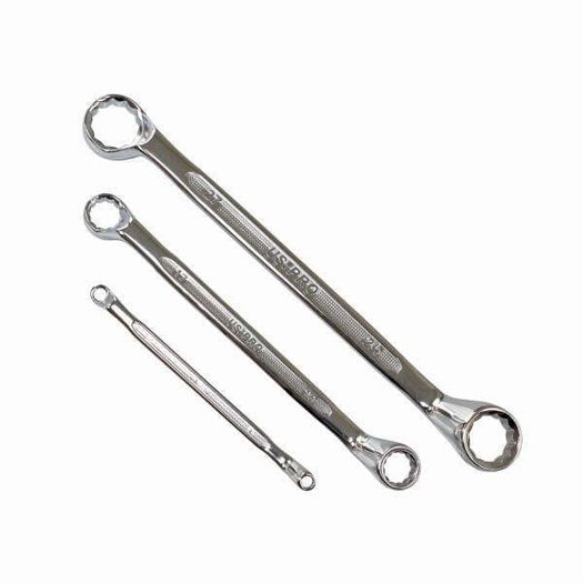 12 Piece Double Offset Ring Spanner Set