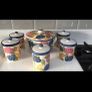 Casserole dish and 5 cannisters Image 4
