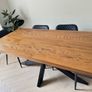 Dining Table - 1.8M Rectangle Rustic Oak Image 2