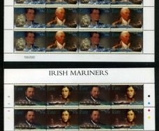 2003 Ireland Irish Mariners Commemorative Stamp Sheetlet plate 1A1A1A1A Mint Never Hinged (MNH)