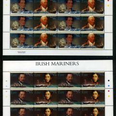 2003 Ireland Irish Mariners Commemorative Stamp Sheetlet plate 1A1A1A1A Mint Never Hinged (MNH)