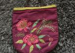 Embroidered Pattern Clutch Hand Bag