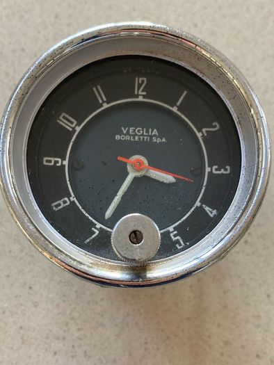 Ferrari 250-275 Rare Veglia Borletti Dash Clock
