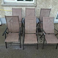 6 folding chairs