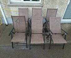 6 folding chairs