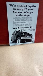 Land Rover 1974 Reproduction Ireland poster, Irish Memorabilia