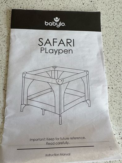 Playpen and Travel cot