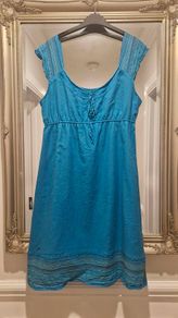 Turquoise blue dress