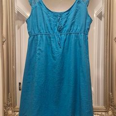 Turquoise blue dress