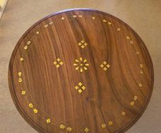 Brass Inlay Tables.