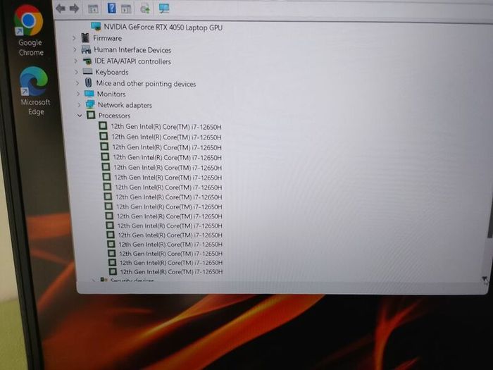 MSI RTX4050 i7 Gaming laptop