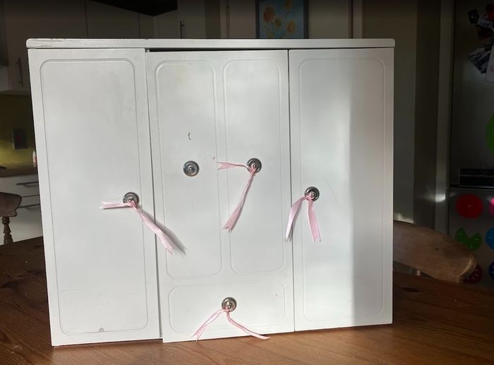 Our Generation doll wardrobe and school classroom set