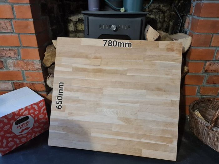 Solid Oak Worktop Piece