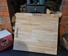 Solid Oak Worktop Piece
