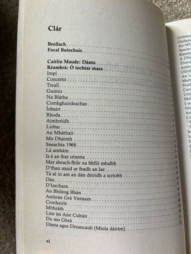 A Collection of Works by the Irish Poet Caitlin Maude