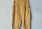 VINTAGE 1990s 1980s French Connection regency cotton trousers Bridgerton S Made in India
