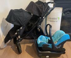 Baby jogger city select double buggy