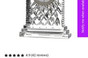 waterford crystal large carriage clock