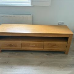 Solid Oak TV unit