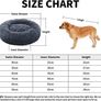 Calming Donut Dog Bed for Medium Small Dogs Cats, Fluffy Anti Anxiety Dog Beds Washable Puppy Bed Non-Slip Plush Cuddler Warming Round Faux Fur Pet Bed MULTIPLE SIZES AVAILABLE Image 4