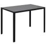 5 Piece Dining Table Set Black and White Image 5