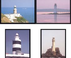 1997 Ireland Lighthouse (The Baily, Tabert, Hook Head & The Fastnet) Commemorative Stamps Maximum Cards Mint