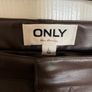 Brown Leather Style Trousers Image 2