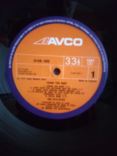 The Stylistics - Thank You Baby (Vinyl LP)