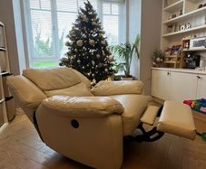 Leather Recliner - Electric