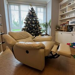 Leather Recliner - Electric