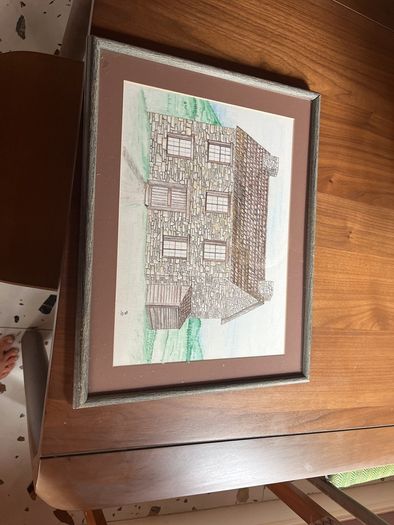 picture-drawing framed