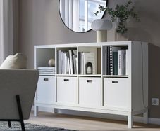 IKEA KALLAX with underframe with shelving units