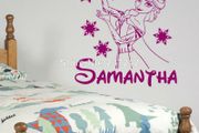 Frozen Elsa name decal
