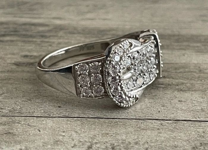 Sterling Silver Buckle Ring