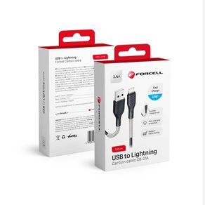 FORCELL Charging Cable USB A to Lightning 12W