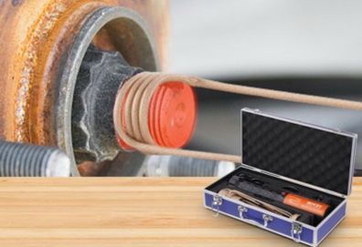 Magnetic Induction Heater Kit, 1000w 220V Portable Hand-held Induction Heater with 10PCS Coils, Flameless Induction Heater Bolt Remover with Led Light, Fit for Removing Rusty Bolts & Nuts