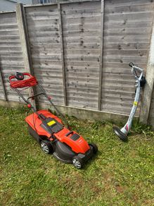 lawnmower and strimmer