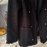 Gallery Black Tweed Blazer Size 14 Image 2