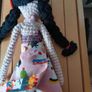 Frida Kahlo Crochet Doll Hand Crafted Amigurumi Image 3