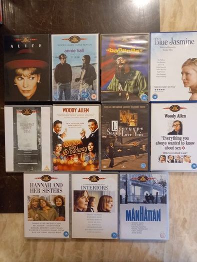 Woody Allen Dvd Collection Bundle Zelig Radio Days Bananas Annie Hall Etc