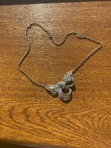 Silver and Marcasite  Vintage Necklace