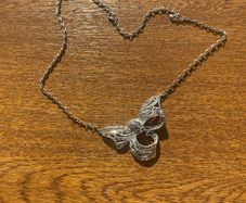 Silver and Marcasite  Vintage Necklace