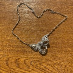 Silver and Marcasite  Vintage Necklace