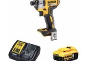 Dewalt DCF887 18V XR 3 Speed Brushless Impact Driver, 1 x 5.0Ah Li-ion Battery &amp; DCB115 Charger