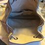 Cream leather Gucci bamboo back pack bag Image 4