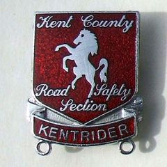KentRider Safer Cycling Scheme course proficiency badge (c.1970's)
